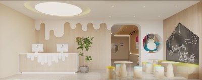 现代培训机构3D模型下载